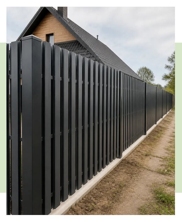 Монтаж забора из евроштакетника в Вятских Поляне по цене от 2538 р. | ЗаборЭксеперт-Втс